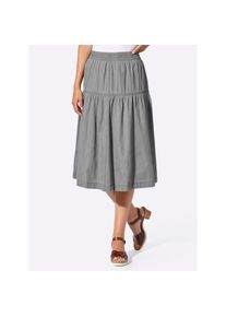 Classic Basics, Unisex, Jeansrock, light grau, denim, graphit, denim, 24, reine Baumwolle