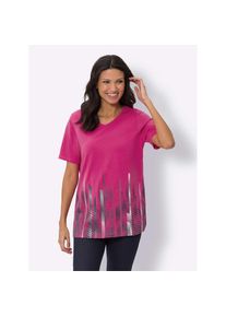 Jelmoli Unisex, Longshirt &raquo;Longshirt&laquo; 1 Stk., fuchsia, 40, grafischer Druck