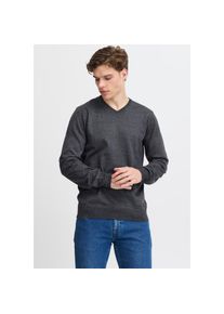 Blend, Unisex, V-Ausschnitt-Pullover &raquo;BHBRUTON V-neck&laquo; aus Polyester, Regular Fit, in normaler L&auml;nge, schwarz, L, V-Ausschnitt-Pullover von Blend f&uuml;r 