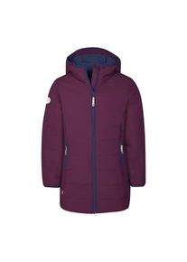 Trollkids, Unisex, Trollkids Funktionsmantel &raquo;GIRLS STAVANGER COAT&laquo; mit durchgehendem Reissverschluss vorn, plum, navy, 98, Durchgehender 