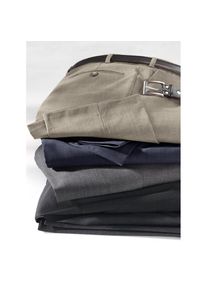 CLASSIC, Unisex, Relaxhose, anthrazit, meliert, 58, Normalgr&ouml;ssen, Bundfalten-Hose in schmutzabweisender und atmungsaktiver Qualit&auml;t