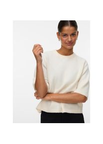 V&eacute;ro Moda Vero Moda, Unisex, Rundhalspullover &raquo;VMBOOM 2/4 O-NK OVERSIZE PULLOVE GA NOOS&laquo; Materialmix, loose fit, birch detail:melange, XS, L&auml;ssiger Pullover von