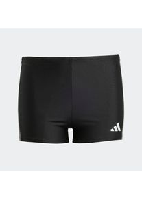 adidas Performance, Unisex, adidas Performance Badehose &raquo;COLORBLOCK 3-STREIFEN KIDS BOXER&laquo;, schwarz, 128, N-Gr, Boxer-Badehose aus chlorbest&auml;ndigem 