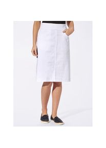 Classic Basics, Unisex, Jeansrock, wei&szlig;, 56, kaschiert optimal