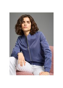 AJC, Unisex, AJC Blouson mit Rippkragen, praktische Eingrifftaschen, Leichte &Uuml;bergangsjacke, blau, 44, Modischer Blouson f&uuml;r einen trendigen Look