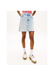 Tommy Jeans, Unisex, Jeansrock &raquo;MOM UH SKIRT BJ8115&laquo; Straight Fit in Mini-L&auml;nge, denim light, XS (34), Rock von Tommy Jeans Womenswear