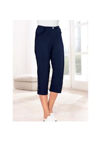 Classic Basics, Unisex, Caprihose, marine, 52, Normalgr&ouml;ssen, Capri-Hose mit 2 Taschen im Vorderteil
