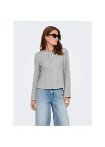 Only, Unisex, Only Kurzjacke &raquo;ONLSEDONA LIFE LIGHT FIT JACKET CC OTW&laquo;, light grau melange, S, Kurze Blazerjacke von Only