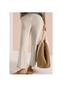Cecil, Unisex, Stoffhose &raquo;Style Neele&laquo; im Loose Fit und mit Stretch, grain beige (l&auml;nge 26), XXL (46), L&auml;nge 26, Weite Hose f&uuml;r Unisex von Cecil