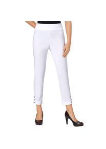 Lady, Unisex, 7/8-Hose, wei&szlig;, 40, Normalgr&ouml;ssen, 7/8-Hose mit &raquo;unsichtbarem&laquo; Rundum-Dehnbund