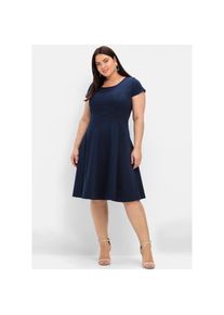 sheego, Unisex, Cocktailkleid &raquo;Cocktailkleid&laquo;, marine, 54, Normalgr&ouml;ssen
