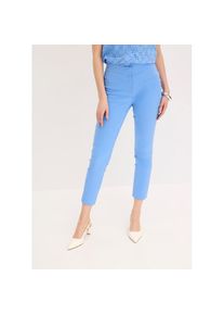 bonprix, Unisex, bonprix 7/8-Hose aus Viskose, Polyamid und Elasthan, Slim fit, femininer Stil, mittelblau, 50, N-Gr, 7/8-Hose f&uuml;r einen modernen Look
