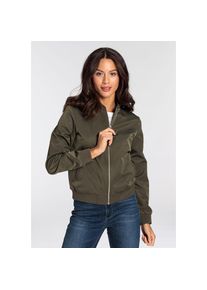 AJC, Unisex, AJC Blouson mit Rippkragen, praktische Eingrifftaschen, Leichte &Uuml;bergangsjacke, gr&uuml;n, 40, Modischer Blouson f&uuml;r einen trendigen Look