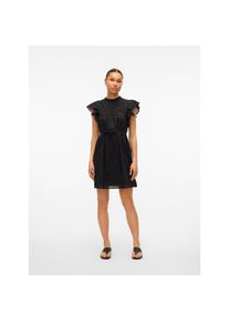 V&eacute;ro Moda Vero Moda, Unisex, Minikleid &raquo;VMTRINE SL SHORT LACE DRESS WVN GA NOOS&laquo; Sommerkleid, schwarz, XS, N-Gr, Kurzes Kleid von Vero Moda