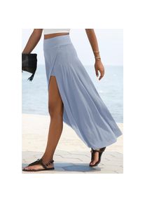 Lascana, Unisex, Lascana Maxirock &raquo;mit integrierter Shorts und kleiner Tasche&laquo; langer Strandrock, luftiger Sommerrock mit Shorts, Jerseyrock, 
