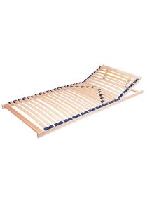 BRECKLE LEDERCOLLECTION Breckle Lattenrost , Holz, Holzwerkstoff , Birke, Buche , massiv, Schichtholz,Schichtholz , 90x200 cm , Federleisten mit Duokappen, individuelle Liegeh&auml;rteeinstellung, verstellbar , Schlafzimmer, Lattenrost, verstellbare Lattenroste