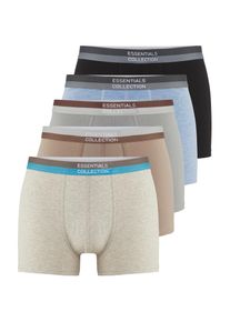 Trendyol Boxershorts Herren Gr&ouml;&szlig;e XL hellblau / brokat / grau / greige / schwarz