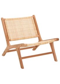 Livetastic Sessel , Naturfarben , Holz, Naturmaterialien , Teakholz , massiv , 65x80x68 cm , Wohnzimmer, Sessel, Sessel