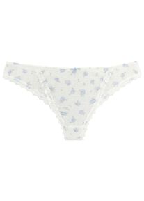 Vivance By Lascana String Damen Gr&ouml;&szlig;e L blau / pastellblau / smaragd / wei&szlig;