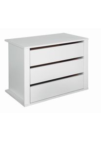 Boxxx Schubkasteneinsatz , Weiss , Holzwerkstoff , 3 Schublade(n) Schubladen , 75x54x47 cm , Schlafzimmer, Kleiderschr&auml;nke, Schrankzubeh&ouml;r, Schubkasteneinsatz