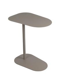 Novel Beistelltisch , Kaschmir , Metall , Freiform , Bodenplatte , 38x60x53 cm , Wohnzimmer, Wohnzimmertische, Beistelltisch, Beistelltische rund
