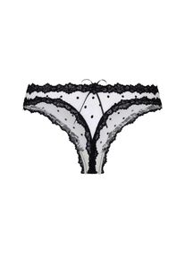 Hunkem&ouml;ller Hunkem&ouml;ller String Damen Gr&ouml;&szlig;e XL schwarz / wei&szlig;