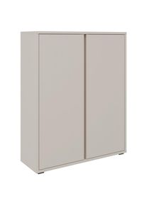 Xora Schuhschrank , Kaschmir , Kunststoff , 6 F&auml;cher , 97.5x120x34 cm , Garderobe, Schuhaufbewahrung, Schuhschr&auml;nke