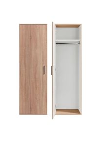 Procontour, Garderobenschrank, braun, B/H/T: 50 cm x 167 cm x 52 cm