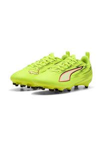 Puma, Unisex, Puma Fussballschuh &raquo;ULTRA 6 PLAY FG/AG JR&laquo; f&uuml;r Rasen- und Kunstrasenpl&auml;tze, atmungsaktiv, mit Schn&uuml;rung, gelb alert, Puma schwarz, 