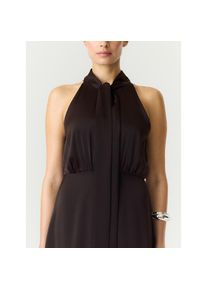 Y.A.S, Unisex, Maxikleid &raquo;YASTHEA SL MAXI DRESS S. NOOS&laquo; Materialmix, regular fit, coffee bean, 40, N-Gr, Langes Kleid von YAS