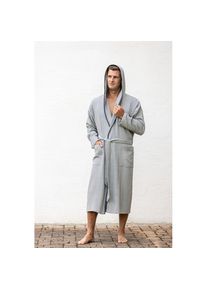 Framsohn Frottier, Framsohn frottier Unisexbademantel &raquo;Boho Living Hamam Bademantel&laquo; Packung, 1 Stk. trendige Streifenoptik, Reise, Sauna, Strand, 