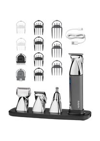 BaByliss Trimmer multifonctionnel &raquo;BaByliss Super-X Metal 15-in-1 Multitrimmer f&uuml;r Bart & K&ouml;rper, MT996E&laquo; 4 Aufs&auml;tze 15 embouts et guides peigne, 