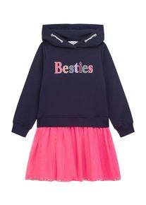 Danamade Kleid 'Debba' M&auml;dchen Gr&ouml;&szlig;e 98 navy / jade / mandarine / neonpink