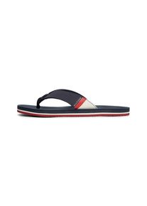 Tommy Hilfiger Zehentrenner Herren Gr&ouml;&szlig;e 41 navy / rot / wei&szlig;