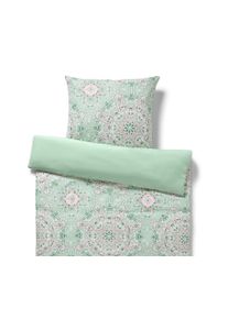 Tchibo - Parure de lit en microfibre, verte, taille normale