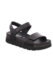Rohde, Unisex, Plateausandale &raquo;LATINA&laquo; Sommerschuh, Urlaubsschuh mit markanter Plateausohle, schwarz, 37, Bequeme Sandale mit praktischen 
