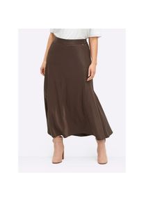 sheego, Unisex, Faltenrock, schoko, 48