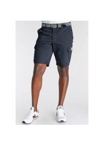 Delmao, Unisex, DELMAO Cargoshorts mit Details, marine, 36, N-Gr, Cargostretchshorts von "DELMAO"