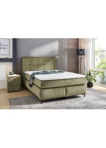 Jockenh&ouml;fer Jockenh&ouml;fer Gruppe Lit boxspring &raquo;Beatrice erh&auml;ltlich in 140 & 180cm Breite&laquo; matelas TTFK 7 zones et surmatelas KS, diff&eacute;rents degr&eacute;s de fermet&eacute;