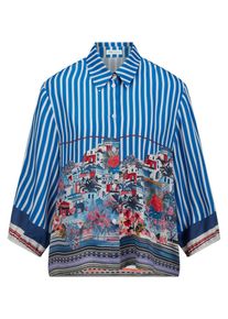 St. Emile - Bluse mit 3/4-Arm, blau, Gr. 38, Viskose