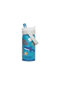 Camelbak, Trinkflasche &raquo;Thrive Flip Straw Kids V.I. ocean life 400 ml&laquo;, blau, wei&szlig;, 400ml, Trinkflasche
