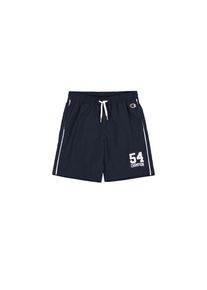 Champion, Unisex, Badeshorts f&uuml;r Kinder, mit integriertem Innenslip aus Polyester, nny, wht, XL (164/170), N-Gr, Badeshorts f&uuml;r Kinder mit sportlichem