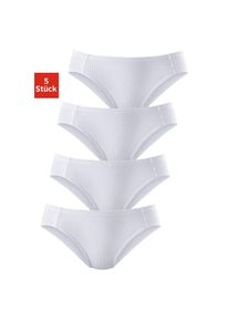 Petite Fleur By Lascana, Unisex, petite fleur by Lascana Bikinislip 5er-Pack, aus weicher Pikee-Qualit&auml;t, wei&szlig;, 34, Basic Slips im 5er-Pack