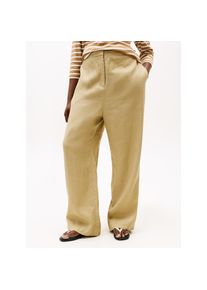 Tommy Hilfiger Curve, Unisex, Leinenhose &raquo;CRV ESS LINEN TAILORED STRT PANT&laquo;, camel, 46, N-Gr, L&auml;ssige Hose von Tommy Hilfiger Curve