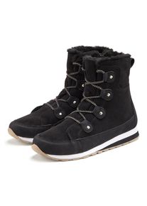 Vivance, Unisex, Stiefelette mit Warmfutter, Winterstiefel, Stiefel, Boots VEGAN, schwarz, 35, Mit kuscheligem Warmfutter - besonders bequem & 