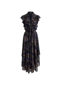 Lauren by Ralph Lauren Lauren Ralph Lauren Kleid Damen Gr&ouml;&szlig;e 40 navy / royalblau / braun Sommerkleid