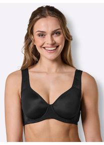 w&auml;schepur Witt Damen Entlastungs-BH mit B&uuml;gel f&uuml;r grosse Gr&ouml;ssen, schwarz, Gr&ouml;&szlig;e 95F, 82% Polyamid, 18% Elasthan