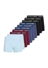 Jack & Jones Jack & Jones Boxershorts 'JACJOTA SOLID' Herren Gr&ouml;&szlig;e XS saphir / hellblau / merlot / schwarz