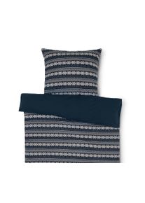 Tchibo - Parure de lit en jersey hivernal - blau