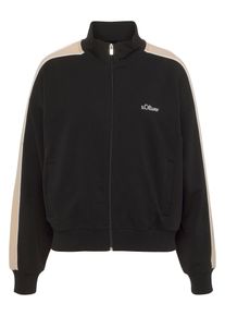 s.Oliver Sweatjacke Damen Gr&ouml;&szlig;e M beige / schwarz